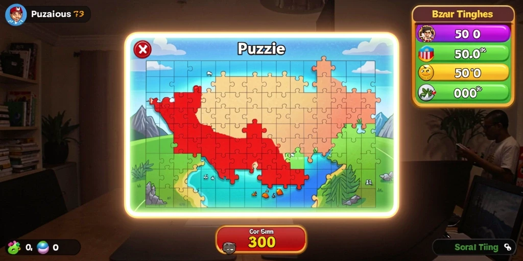 sunda777 - Tangkapan layar menunjukkan level yang penuh warna dan detail.